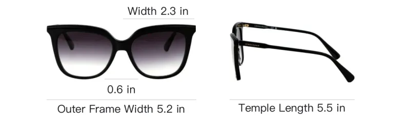 LONGCHAMP Butterfly Frame Sunglasses-4
