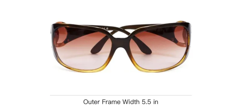 CHANEL 2000s CC-plaque Oversize Sunglasses-3