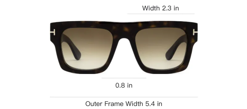 TOM FORD Fausto Square Frame Sunglasses-2