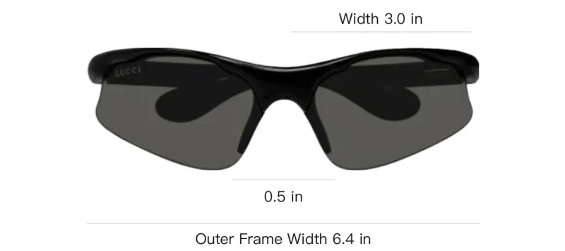 GUCCI Mask-Frame Sunglasses-2