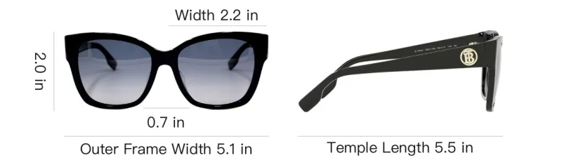Burberry Sunglasses Women's Black/Polarized-4