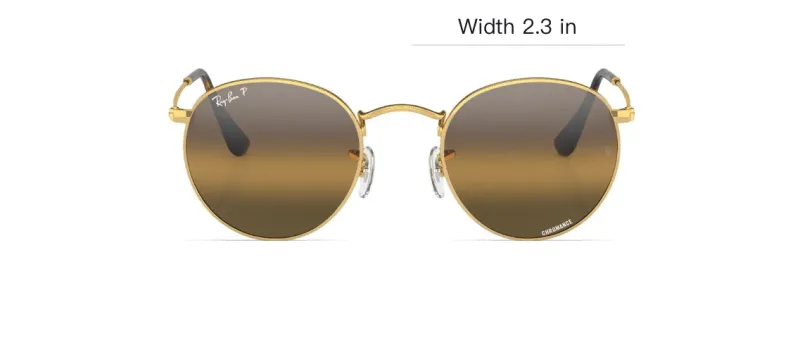 Ray Ban Chromance Round frame Sunglasses-3