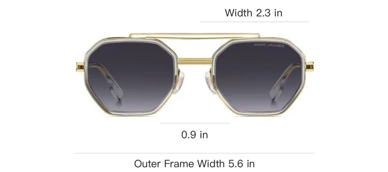 MARC JACOBS Pilot frame Sunglasses-3
