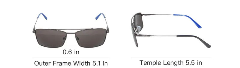 CALVIN KLEIN Nickel Alloy Irregular Shape Sunglasses Men's Dark Brown-3