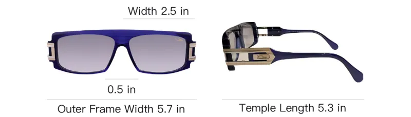 CAZAL Rectangle frame Sunglasses-3