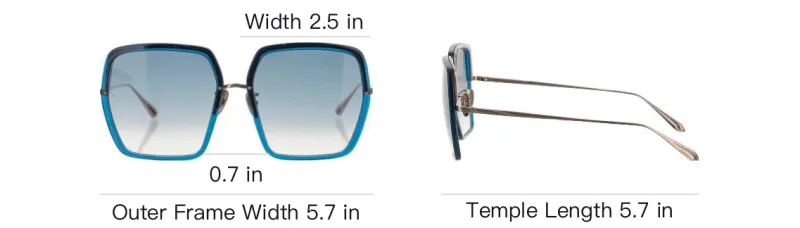 Linda Farrow Syan Square Frame Sunglasses-2