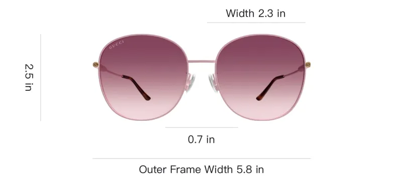 GUCCI Round Sunglasses-2