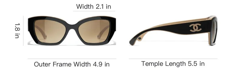 CHANEL Butterfly Polarized Sunglasses-5