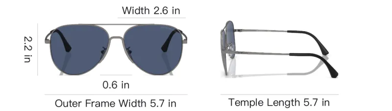 EMPORIO ARMANI Aviator Frame Sunglasses-3