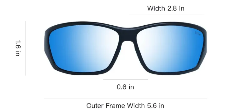 BOLLE Plastic Sunglasses Women's Black-3