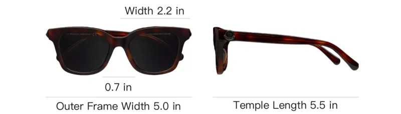 Moncler Acetate Zinc-Coated Metal Irregular Shape Sunglasses Women's Tortoiseshell-2