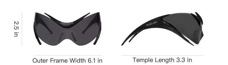 GENTLE MONSTER X Mugler Spiral 01 M01 Sunglasses-3