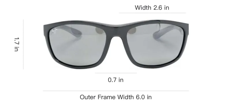 Maui Jim Predator 02 Logo plaque Sunglasses-3