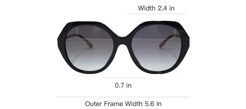 Burberry Eyewear Vanessa Geometric frame Sunglasses-3