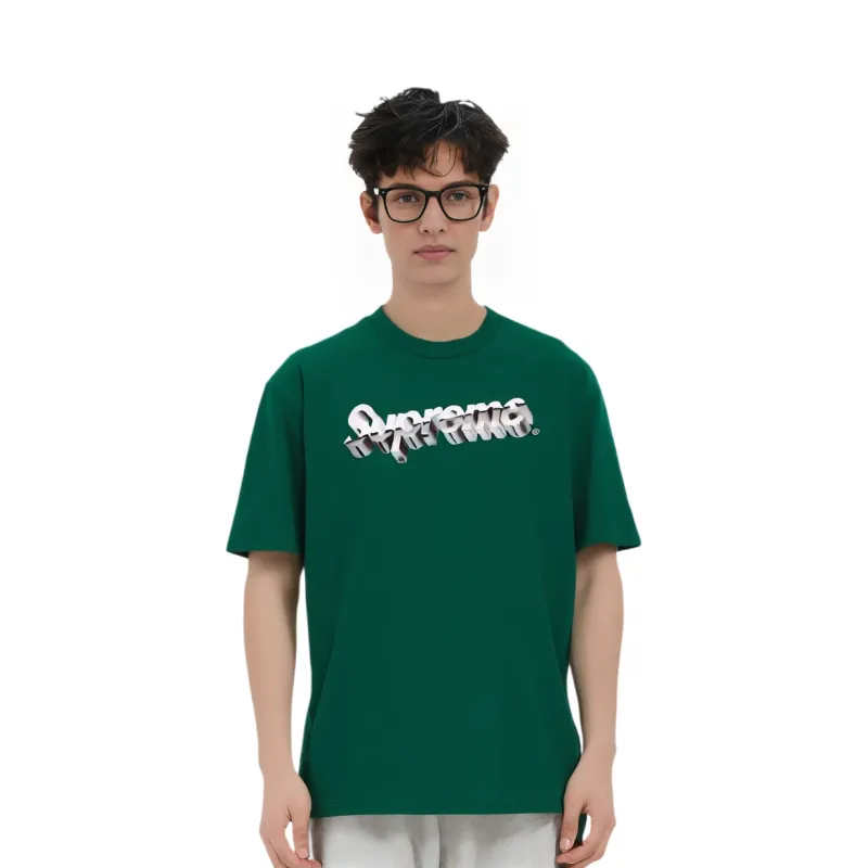 Supreme Chrome Logo Tee-5