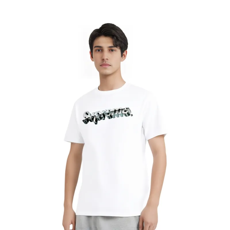 Supreme Chrome Logo Tee-12