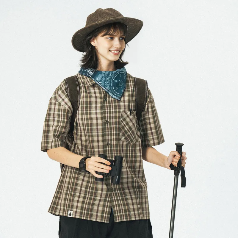714STREET Shirt Unisex Green Coffee-5