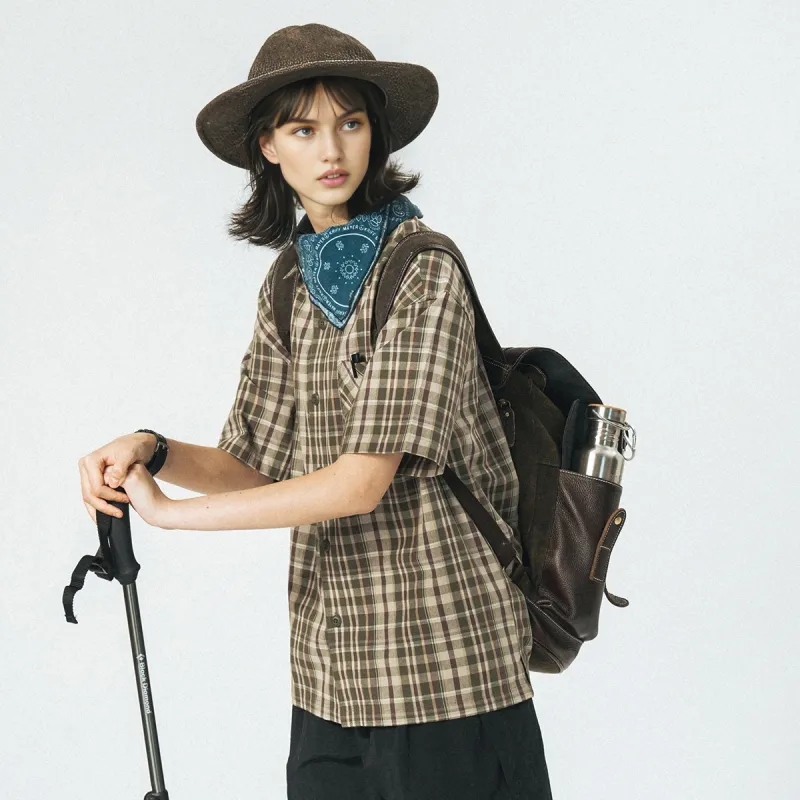 714STREET Shirt Unisex Green Coffee-4