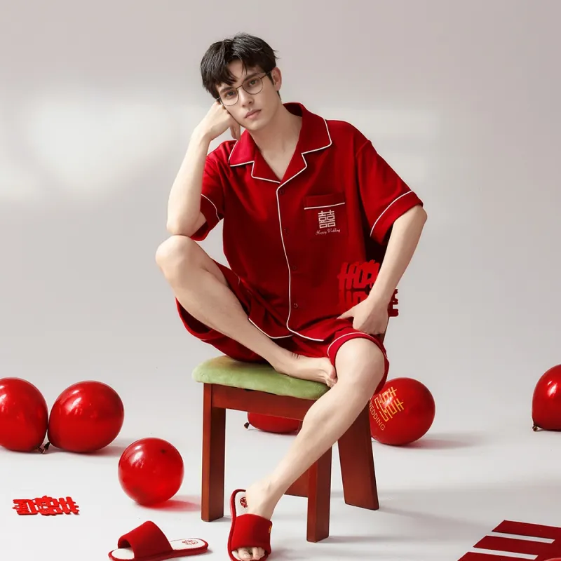 Gongdie Men Pajama Sets-2