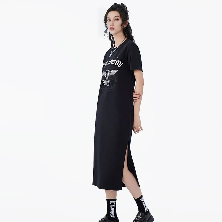Boy London Short Sleeved Dresses Women's Black-5