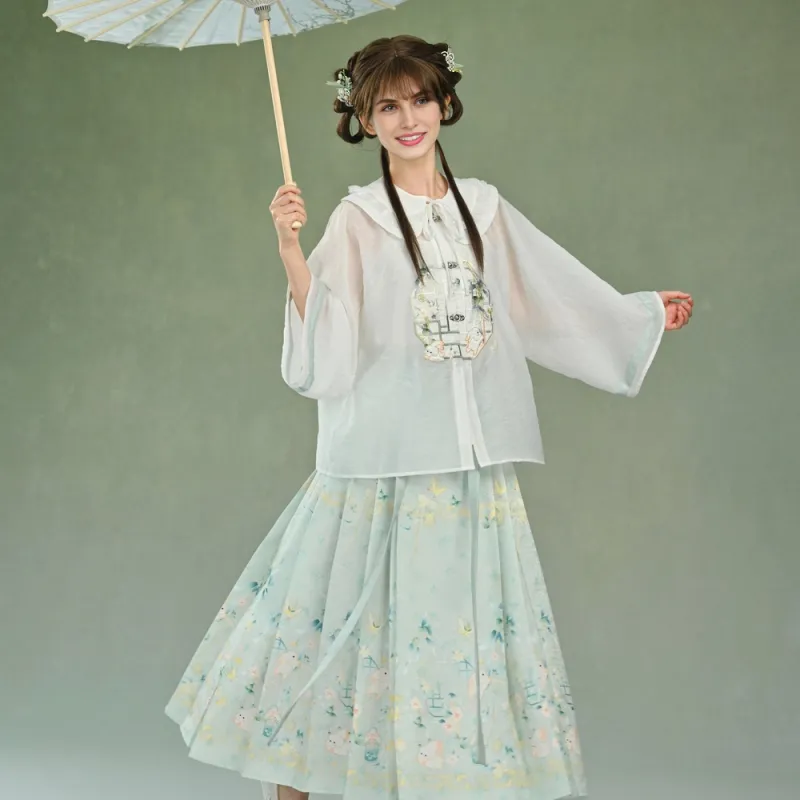 SNBL Casual Long Skirts Women's Mamianqun-3
