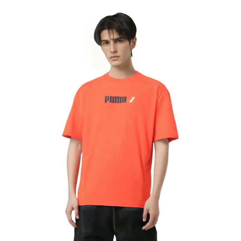 PUMA CLASSICS T Shirt Men's Garnet Red-6