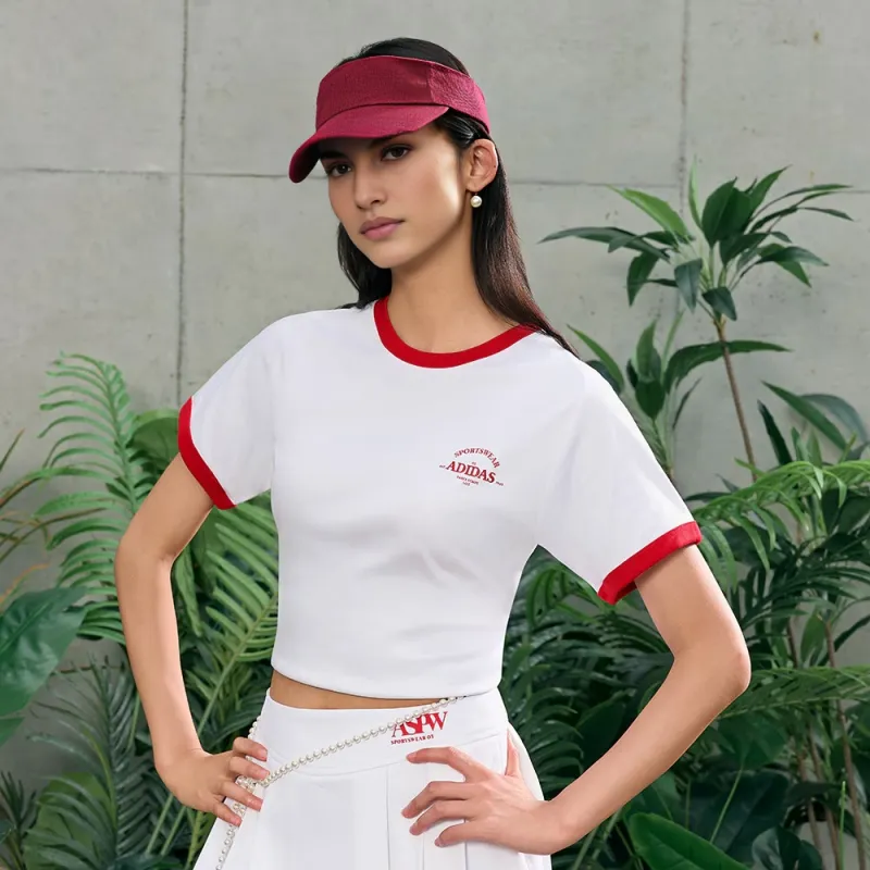 Adidas T Shirts Women's White-4
