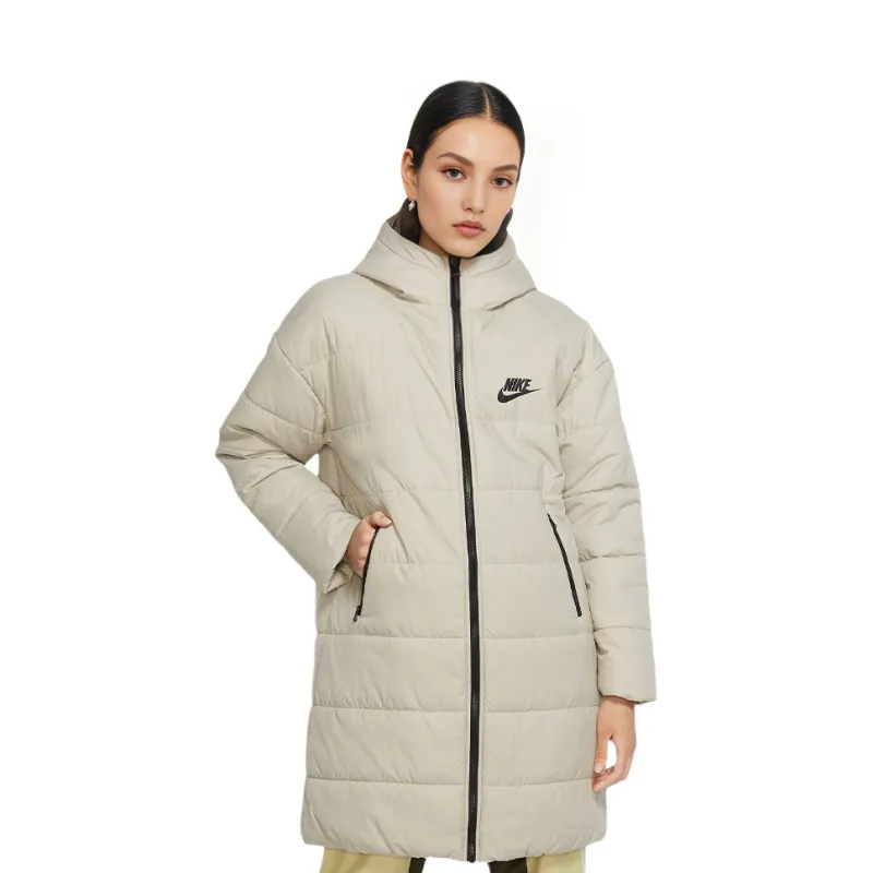 Nike Puffer Jackets Women's Stone Color-2