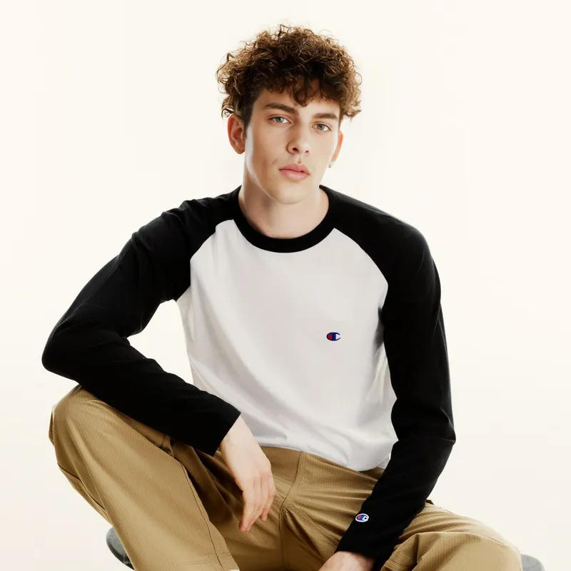 Champion T Shirt Japan Version Unisex White Black-4