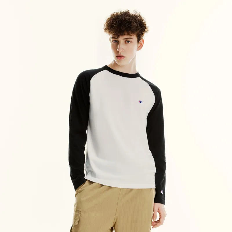 Champion T Shirt Japan Version Unisex White Black-3