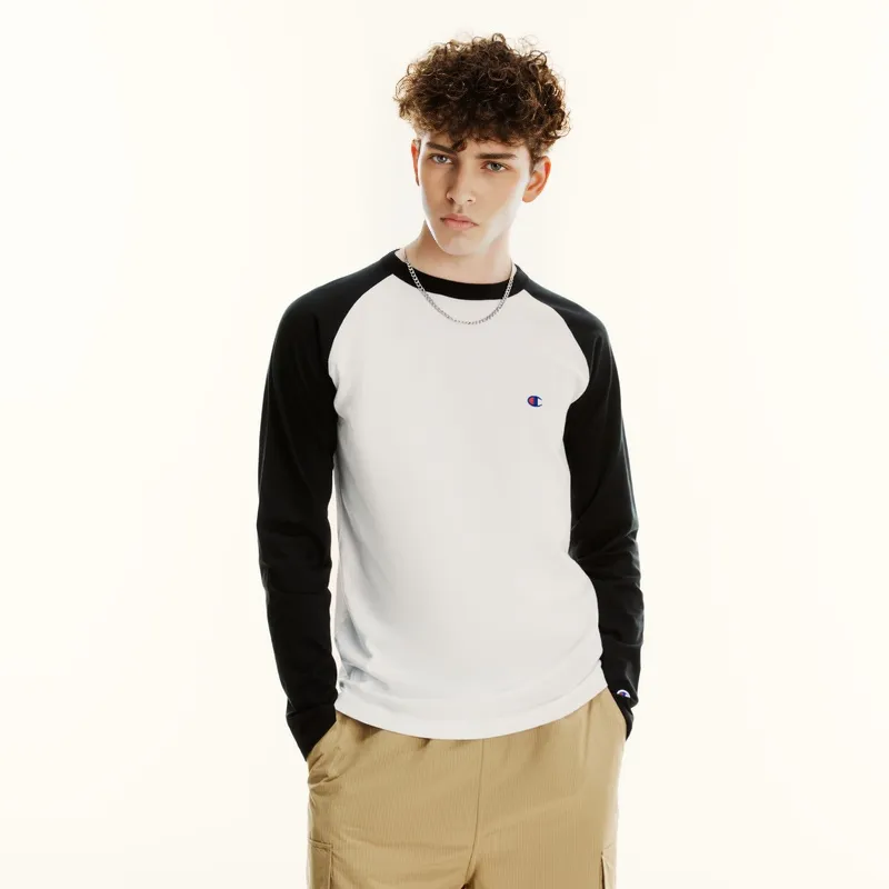 Champion T Shirt Japan Version Unisex White Black-2