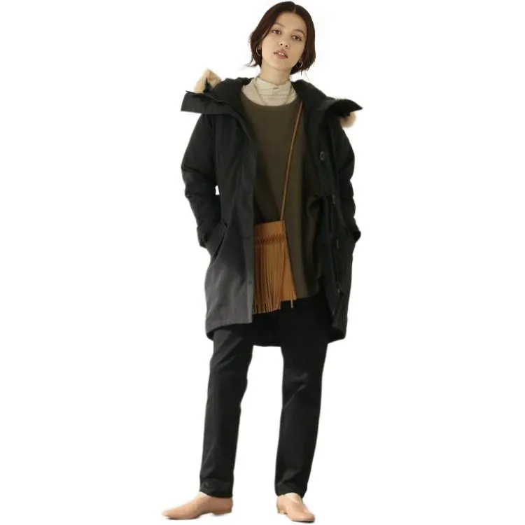 Canada Goose Rossclair Series Down Jacket Women's Black-5
