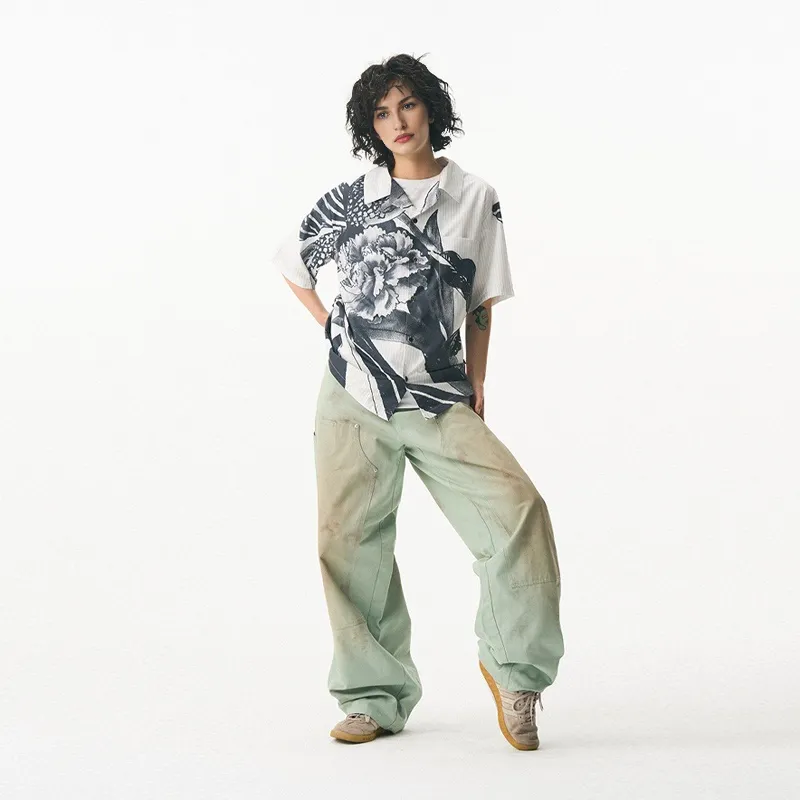 EMPTY REFERENCE x REVERSE IRONY Shirt Unisex White-3