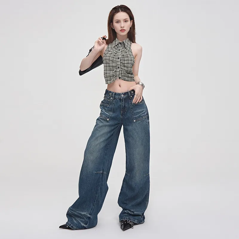 Jenna Chun Jeans Women's Ripple Blue-1