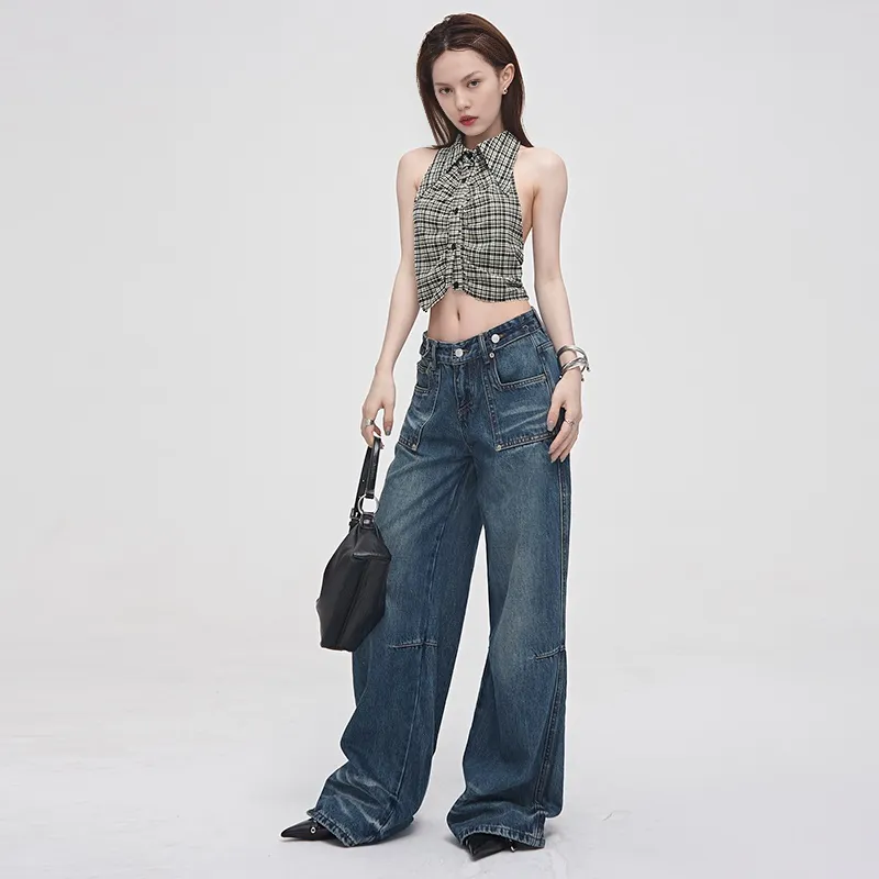 Jenna Chun Jeans Women's Ripple Blue-2