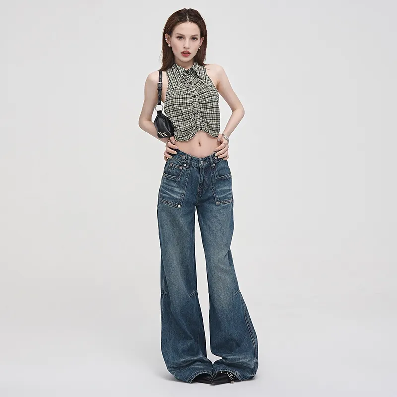Jenna Chun Jeans Women's Ripple Blue-3