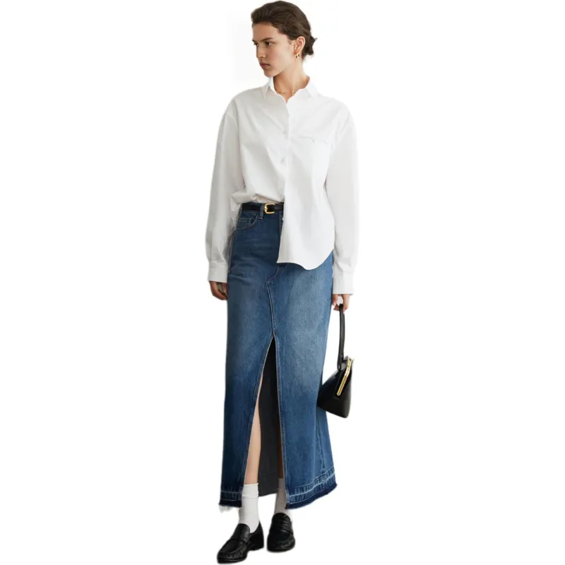 MUNJOUR Shirt Women's Elegant White-2
