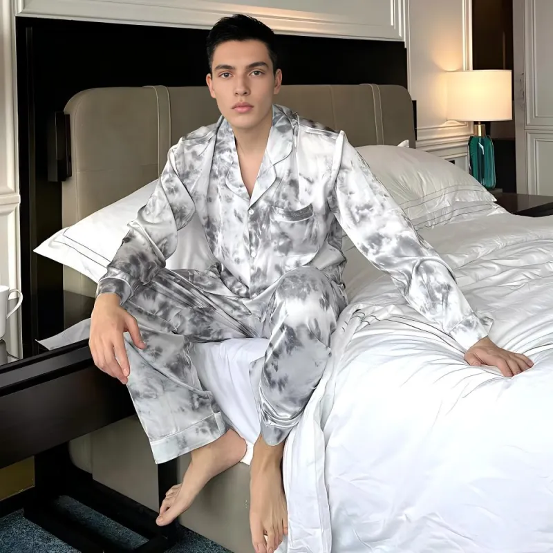 MIIOW Pajama Set Men's Ink Wash-7