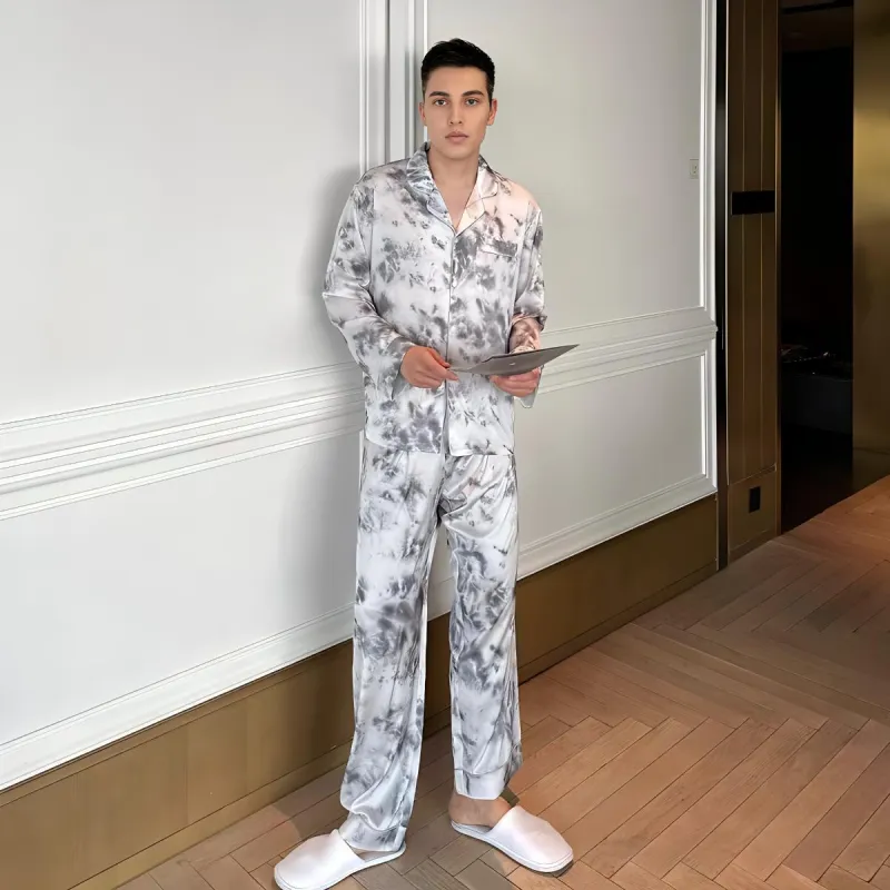MIIOW Pajama Set Men's Ink Wash-3