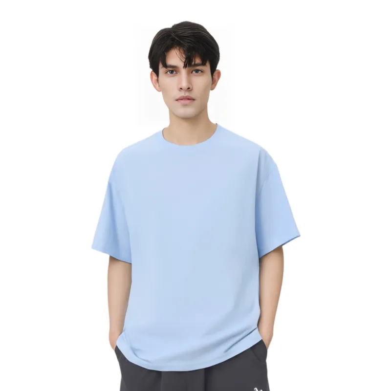D&W T Shirts Unisex Sky Blue-2
