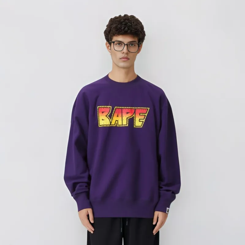 Bape Crystal Stone Relaxed Crewneck-4