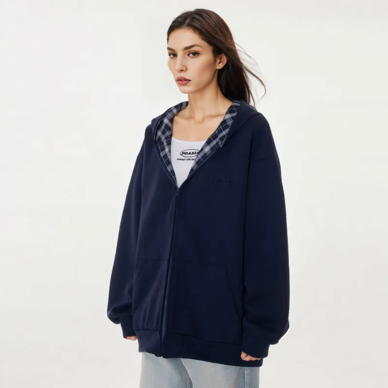 FOASIS Sweatshirt Unisex Navy Blue-5