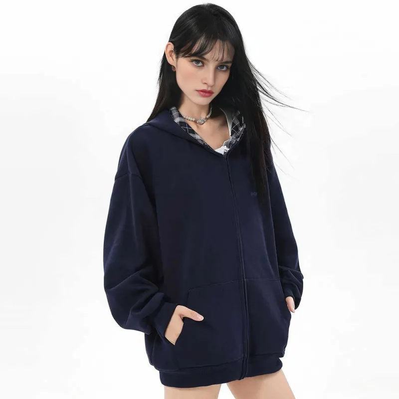 FOASIS Sweatshirt Unisex Navy Blue-8