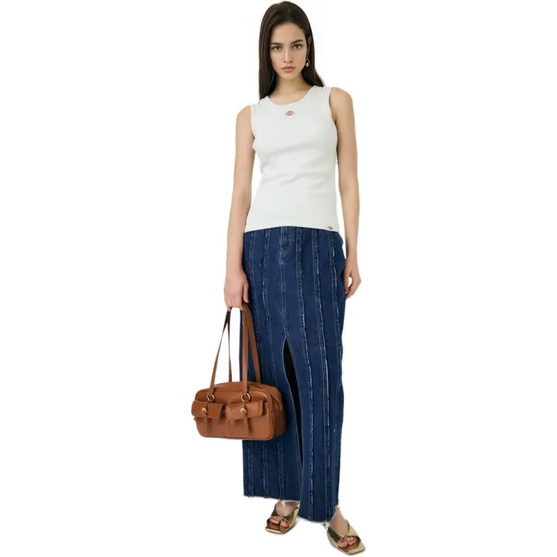 Moussy X Dickies MOUSSY Collaboration Tank Tops Women's White-2