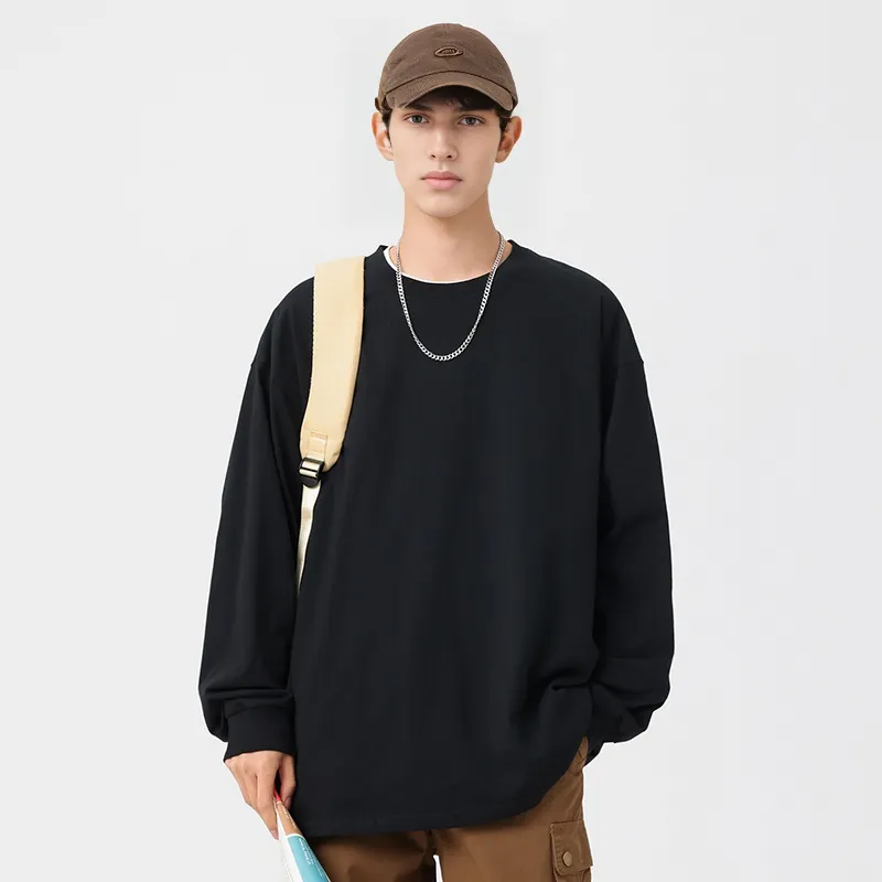 EGOU Long Sleeved T Shirt Unisex-23