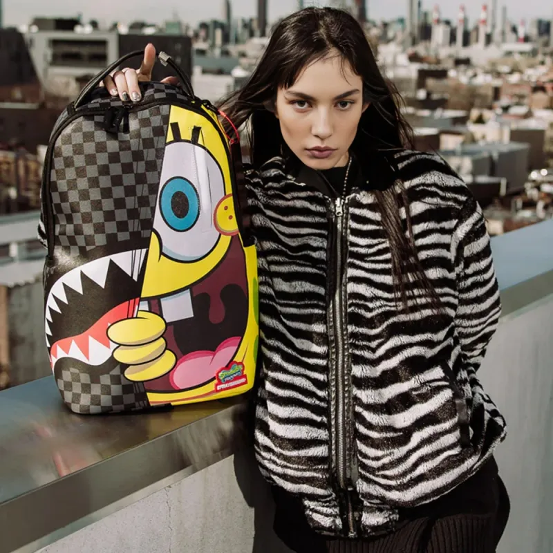 SPRAYGROUND SpongeBob, Collaboration PVC Backpack Regular Unisex Black-7