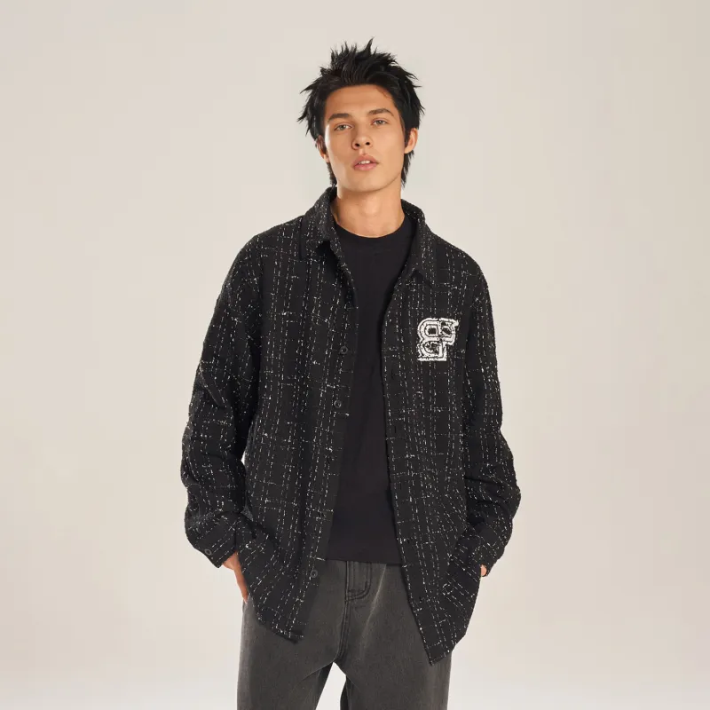 BIPOLAR Shirt Jackets & Coats Men's Black White-7