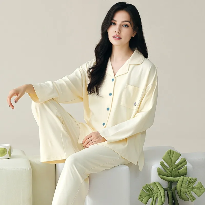 Floating Light Islands Pajama Set Women's Box White-1