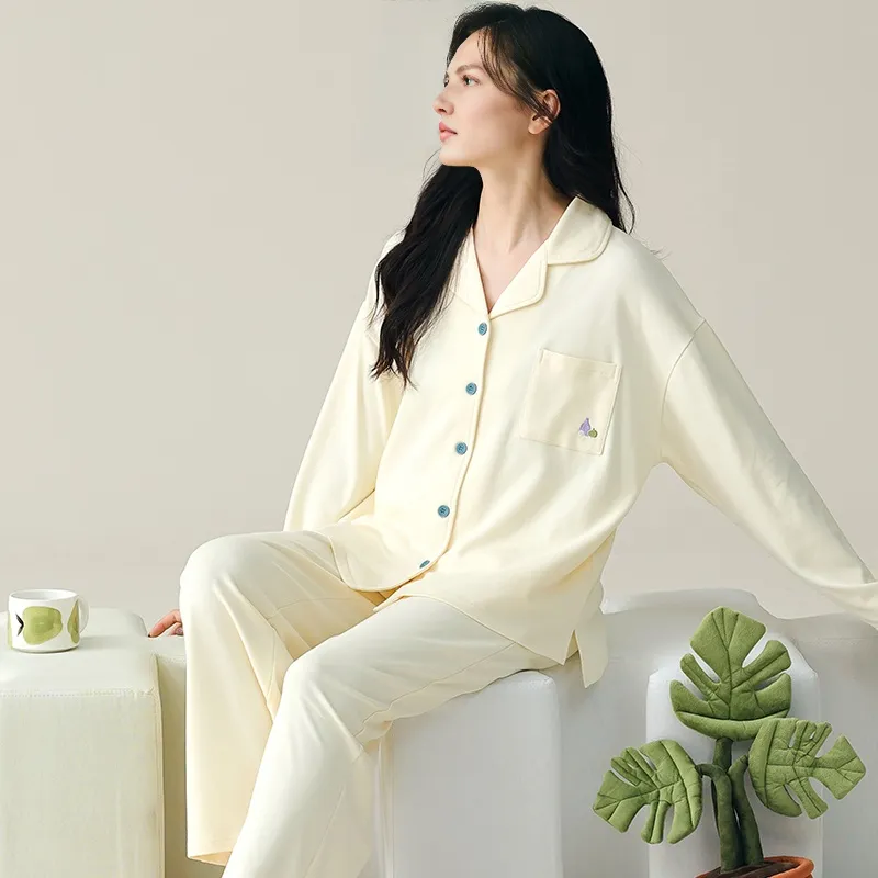 Floating Light Islands Pajama Set Women's Box White-6