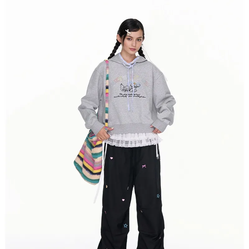 BETWEENAND Sweatshirt Women's Gray-3